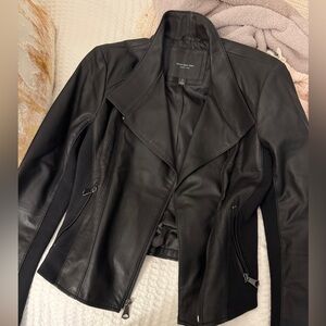 Black real Leather Jacket